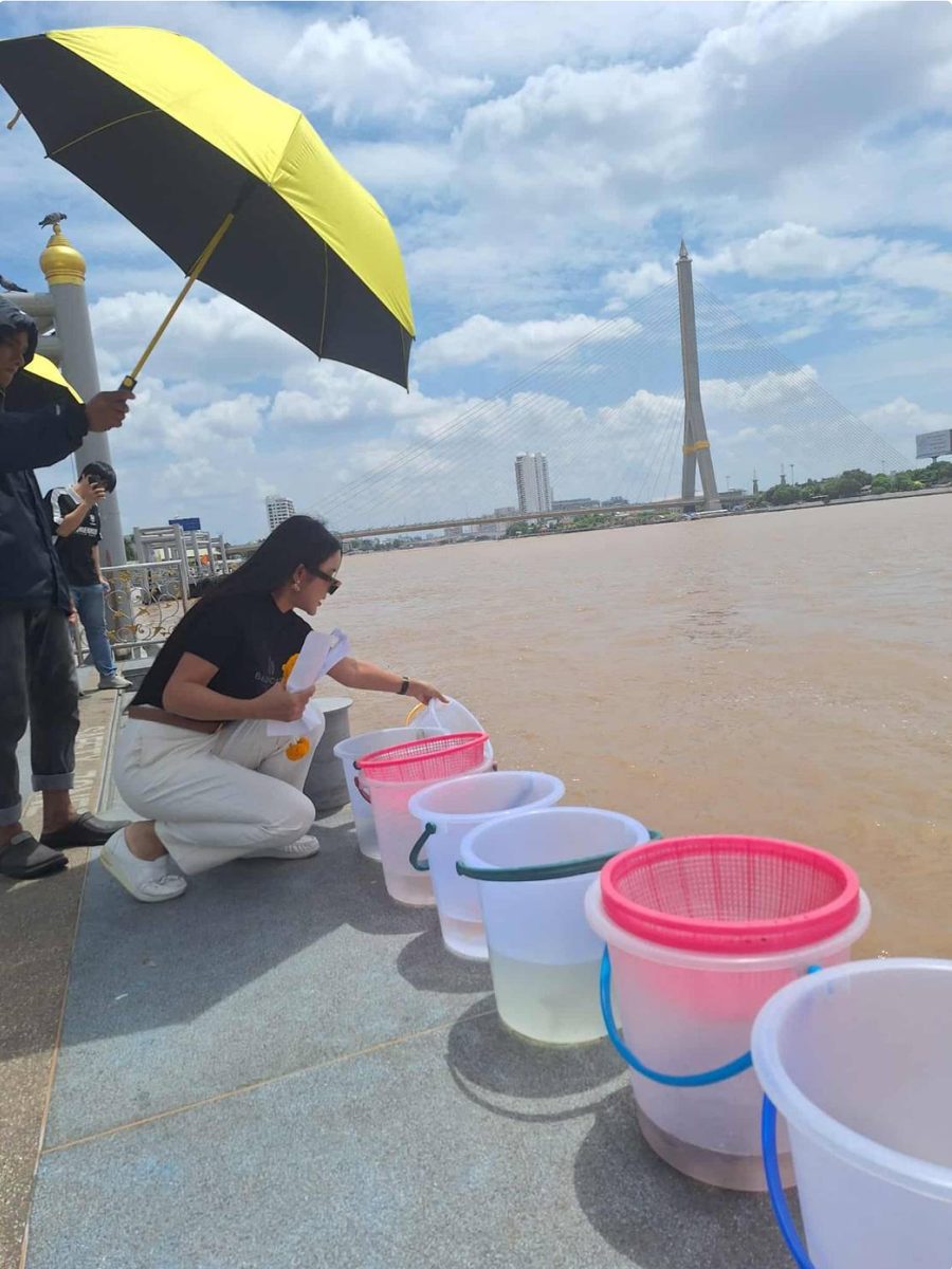 ตัวอย่างปล่อยปลาออนไลน์ ปล่อยปลาปันสุข วัดเทวราชกุญชร