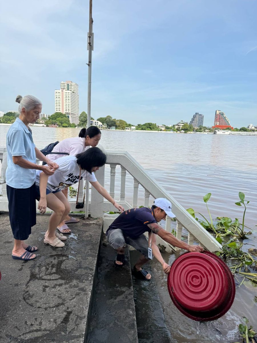 ตัวอย่างปล่อยปลาออนไลน์ ปล่อยปลาปันสุข วัดเทวราชกุญชร